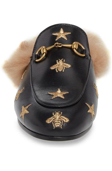 gucci bee loafers womens|Gucci fur loafer.